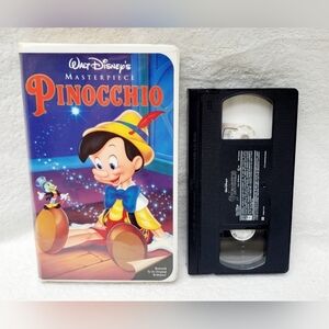 Pinocchio VHS Walt Disney Masterpiece Collection 1993 Clam Shell Case